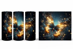 Butterfly Tumbler Design. Butterfly Sublimation Product Image 2