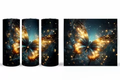 Butterfly Tumbler Design. Butterfly Sublimation Product Image 2