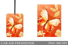 Butterfly Car Air Freshener Design. Butterfly Sublimation Product Image 1