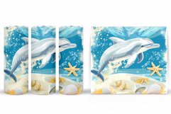 Dolphin Tumbler Design. Dolphin Tumbler Sublimation Product Image 2