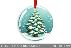 Christmas Tree Christmas Ornament. Christmas Sublimation Product Image 1