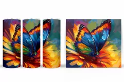 Butterfly Tumbler Sublimation. Butterfly Sublimation Product Image 2