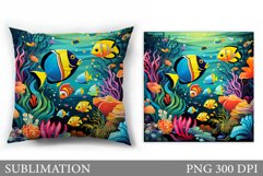 Fish Pillow Sublimation. Fish Sublimation Product Image 1