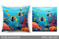 Fish Pillow Sublimation. Fish Sublimation Product Image 1