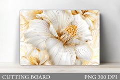 Flowers Cutting Board. Floral Cutting Board Design Product Image 1