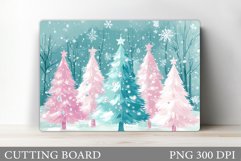 Christmas Tree Cutting Board. Christmas Tree Sublimation Product Image 1