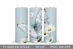 Butterfly Tumbler Sublimation. Butterfly Sublimation Product Image 1