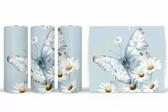 Butterfly Tumbler Sublimation. Butterfly Sublimation Product Image 2