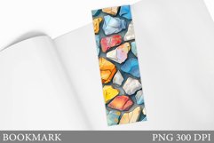 Stones Bookmark Design. Stones Bookmark Sublimation Product Image 1