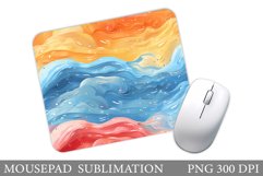 Abstraction Mouse Pad Design. Abstraction Sublimation Product Image 1