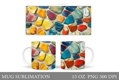 Stones Mug Sublimation. Stones Sublimation Product Image 1