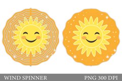 Positive Sun Wind Spinner Design. Sun Wind Spinner Product Image 1