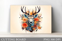 Deer Kitchen Cutting Board. Deer Cutting Board Design Product Image 1
