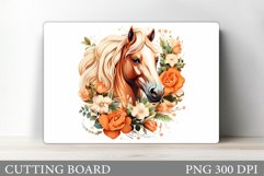Horse Cutting Board. Horse Kitchen Cutting Board Design Product Image 1
