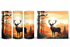 Deer Tumbler Design. Deer Tumbler Sublimation Product Image 2