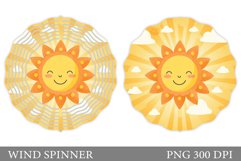 Positive Sun Wind Spinner Design. Sun Wind Spinner Product Image 1