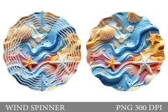 Starfish Wind Spinner Design. Seashell Wind Spinner Product Image 1