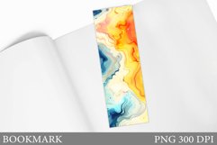 Abstraction Bookmark Design. Abstract Bookmark Sublimation Product Image 1