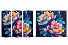 Flowers Tumbler Design. Flowers Tumbler Sublimation Product Image 2