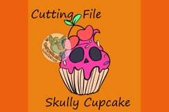 Cutting File &quot;Skully Cupcake&quot; Product Image 1