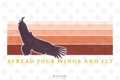 Vintage Sublimation design | Eagle PNG | Dreamer Png Product Image 1
