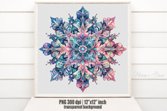 Christmas snowflakes clipart|Cute Winter flower shirt design Product Image 2