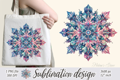 Christmas snowflakes clipart|Cute Winter flower shirt design Product Image 1