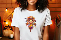 Cute Halloween clipart | Kawaii shirt sublimation designs Product Image 3