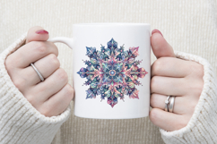 Christmas snowflakes clipart|Cute Winter flower shirt design Product Image 3
