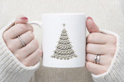 Christmas tree clipart | Winter forest t shirt design png Product Image 4