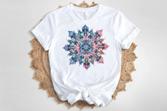 Christmas snowflakes clipart|Cute Winter flower shirt design Product Image 4