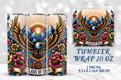 Class of 2024 Sublimation | Graduation tumbler wrap designs Product Image 1