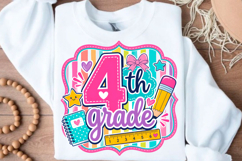 Trending Fourth Grade School Shirt Png Product Image 1