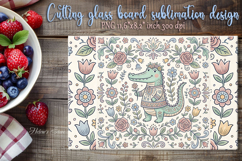 Pastel folk floral tiles kitchen sublimation designs BUNDLE Product Image 15