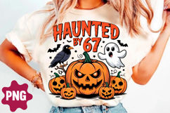 Haunted by 67 Funny Halloween T-shirt Product Image 2