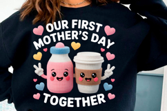 Mother's Day PNG, Faux Yarn Mama PNG Product Image 2