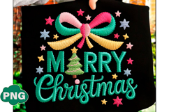 Merry Christmas Png Crochet Yarn Png Product Image 3