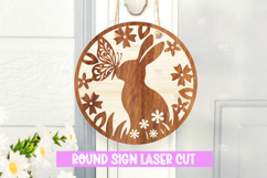 12 Easter Round Signs Bundle I Easter Door hanger decor Product Image 6