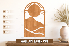 6  Boho Style Laser Cut Wall Art SVG Designs Product Image 3