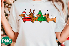 Christmas Dachshund PNG Dog Lover PNG Product Image 4