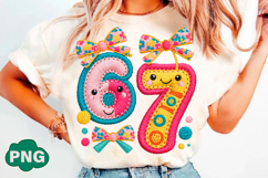 Faux Yarn Six Seven Meme PNG Product Image 2