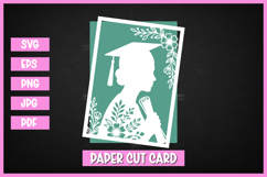 12 Happy Graduation Card SVGs I Cricut I Silhouette Paper Product Image 12