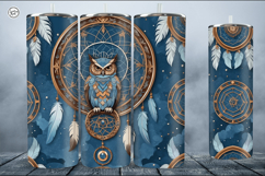 Owl Tumbler Sublimation, 20 oz Tumbler Wrap Product Image 2