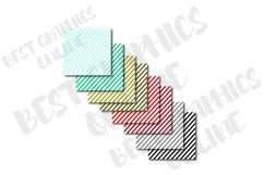 100 Diagonal Stripes digital paper, Stripes pattern papers Product Image 3