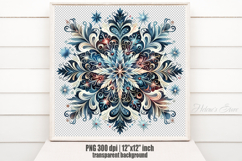 Christmas snowflakes clipart|Cute Winter flower shirt design Product Image 1