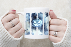 Happy Halloween watercolor brush strokes t shirt designs png Product Image 3