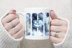 Happy Halloween watercolor brush strokes t shirt designs png Product Image 3