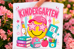 Kindergarten Smiley Back To School PNG Product Image 1