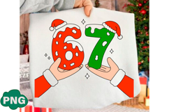 Christmas Six Seven Png, Funny 67 PNG Product Image 2