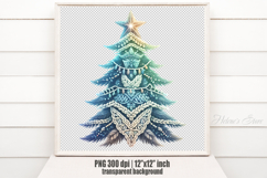 Christmas tree clipart | Winter forest t shirt design png Product Image 4
